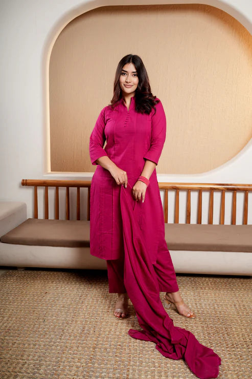 Pink Haze – Breezy  Cotton Suit